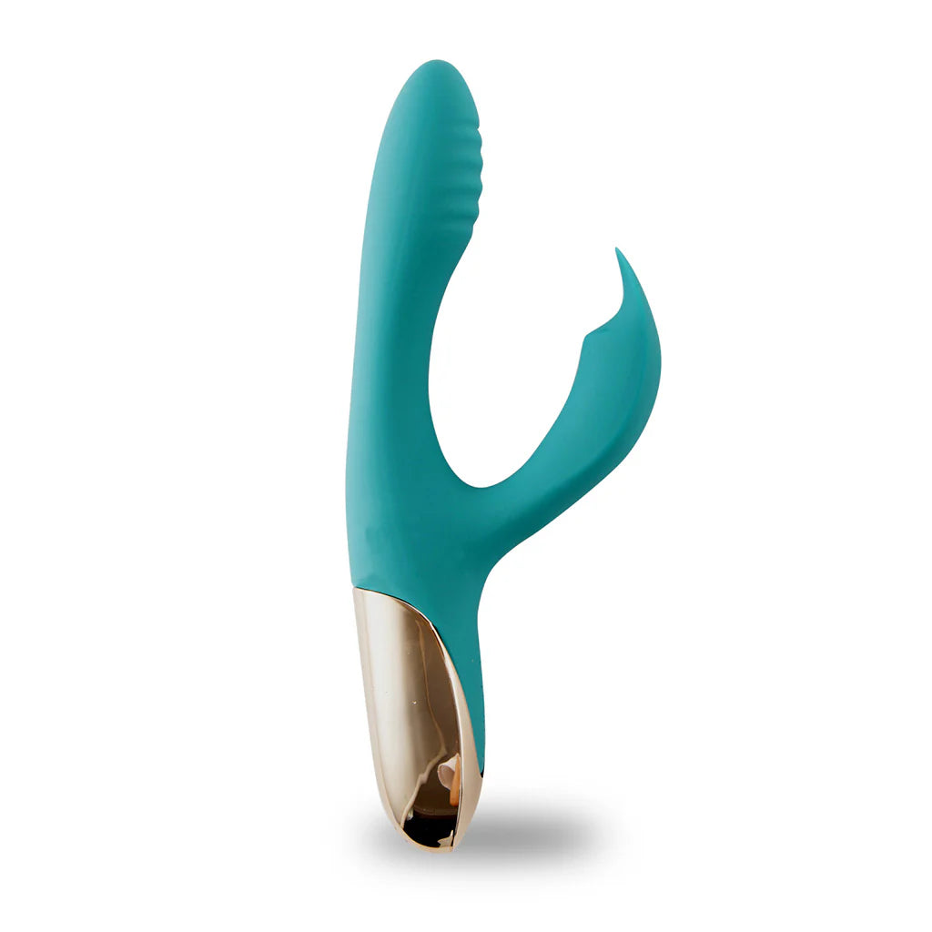 SKYLER Rechargeable Bendable Rabbit Aqua