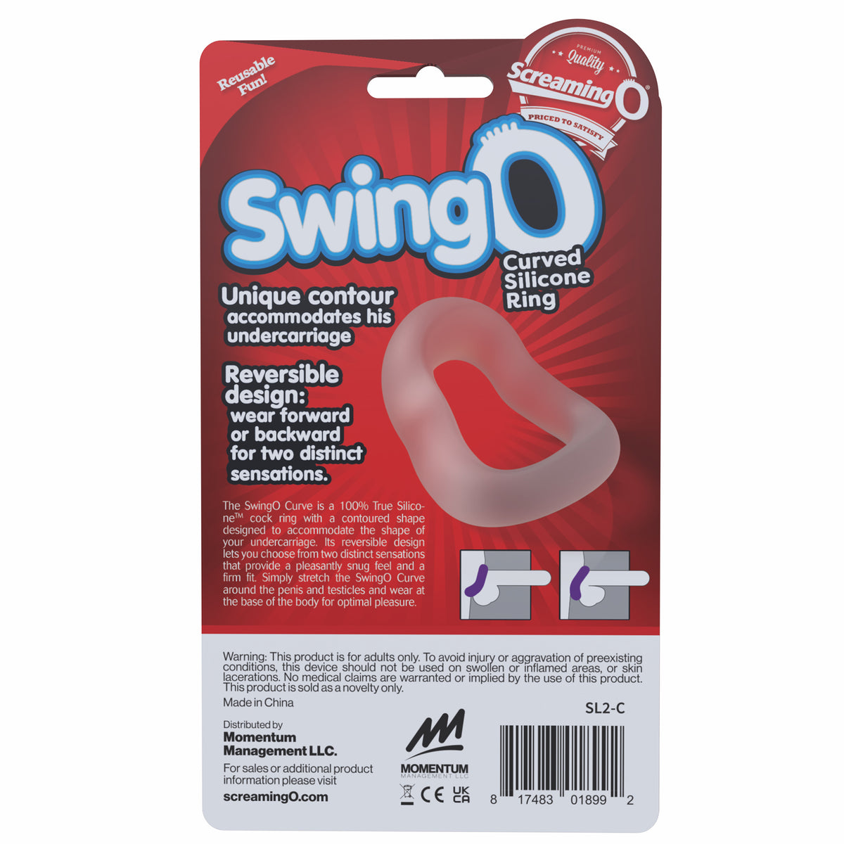 Screaming O Swing O Curve Ring