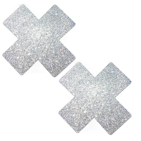 Silver Sparkle X Pasties