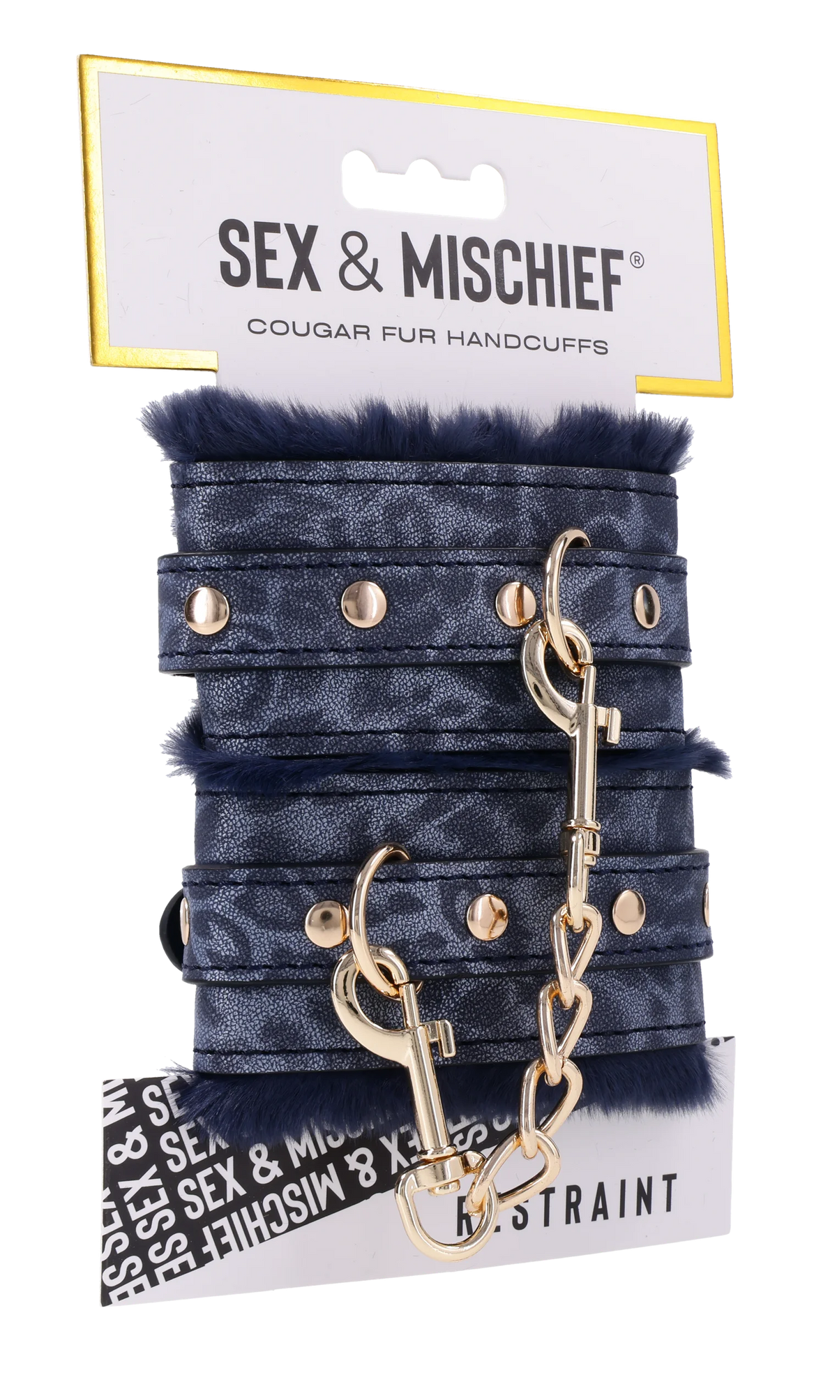 S&M Cougar Fur Handcuffs