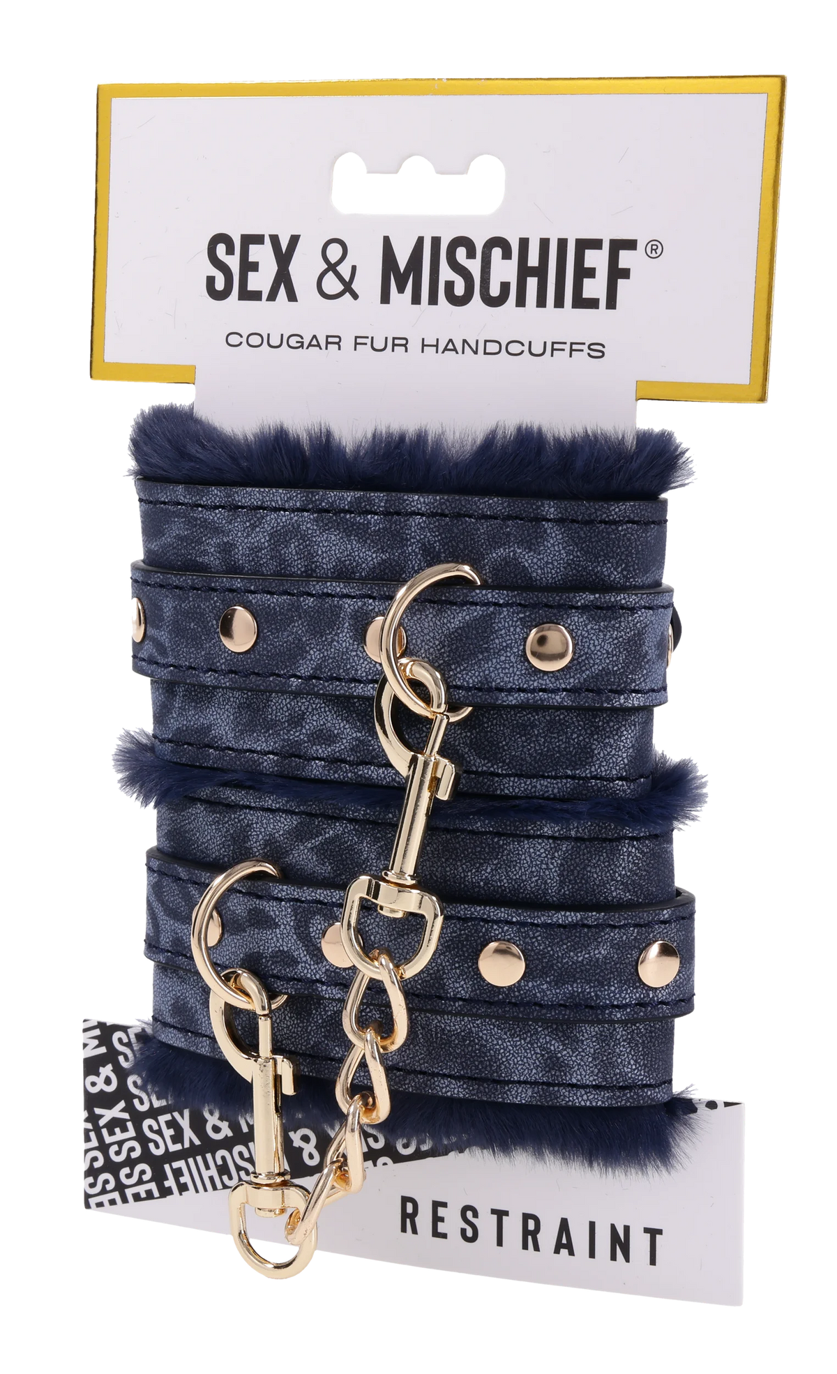 S&M Cougar Fur Handcuffs