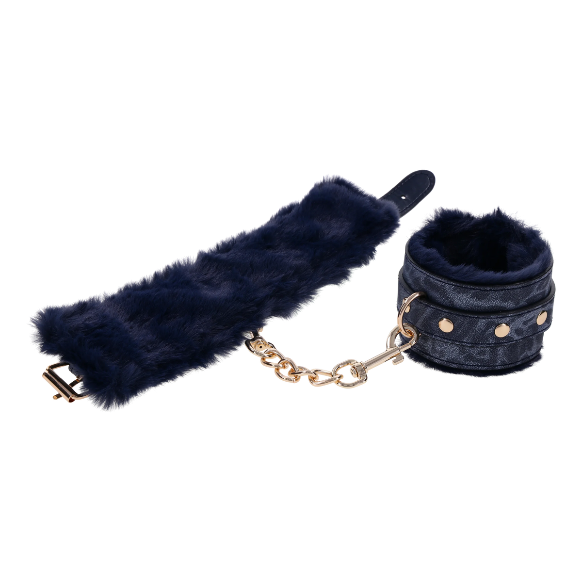 S&M Cougar Fur Handcuffs