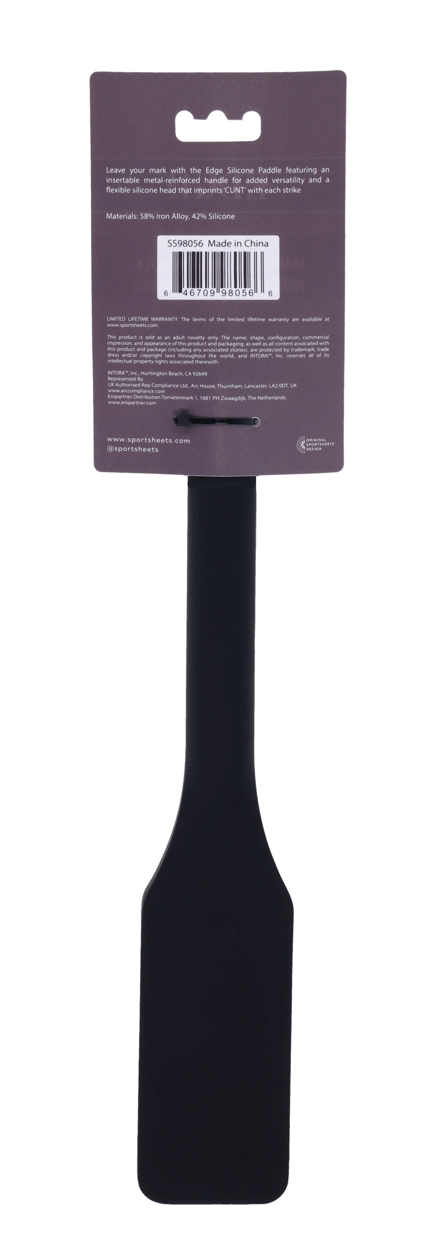 Edge CUNT Silicone Paddle