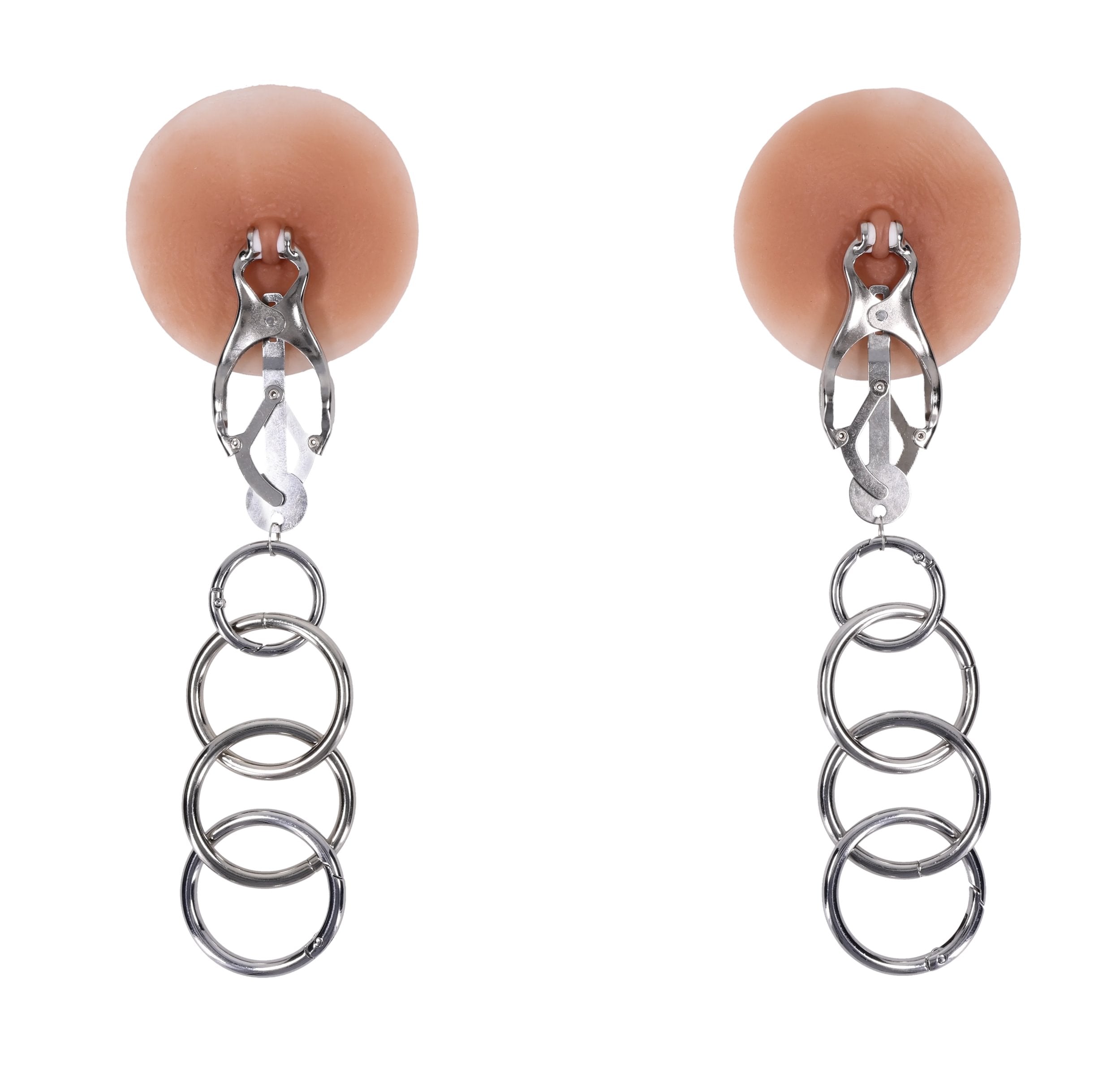 Edge Tuggable Clover Nipple Clamps