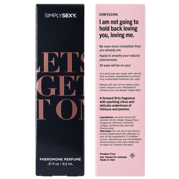 Simply Sexy Pheromone Perfume Spray in Let's Get It On