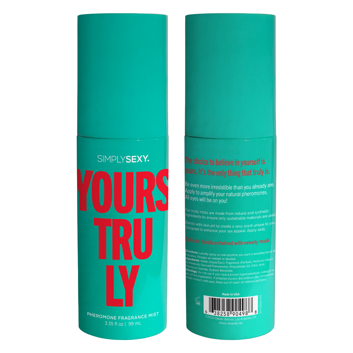 Simply Sexy Body Mist Yours Truly