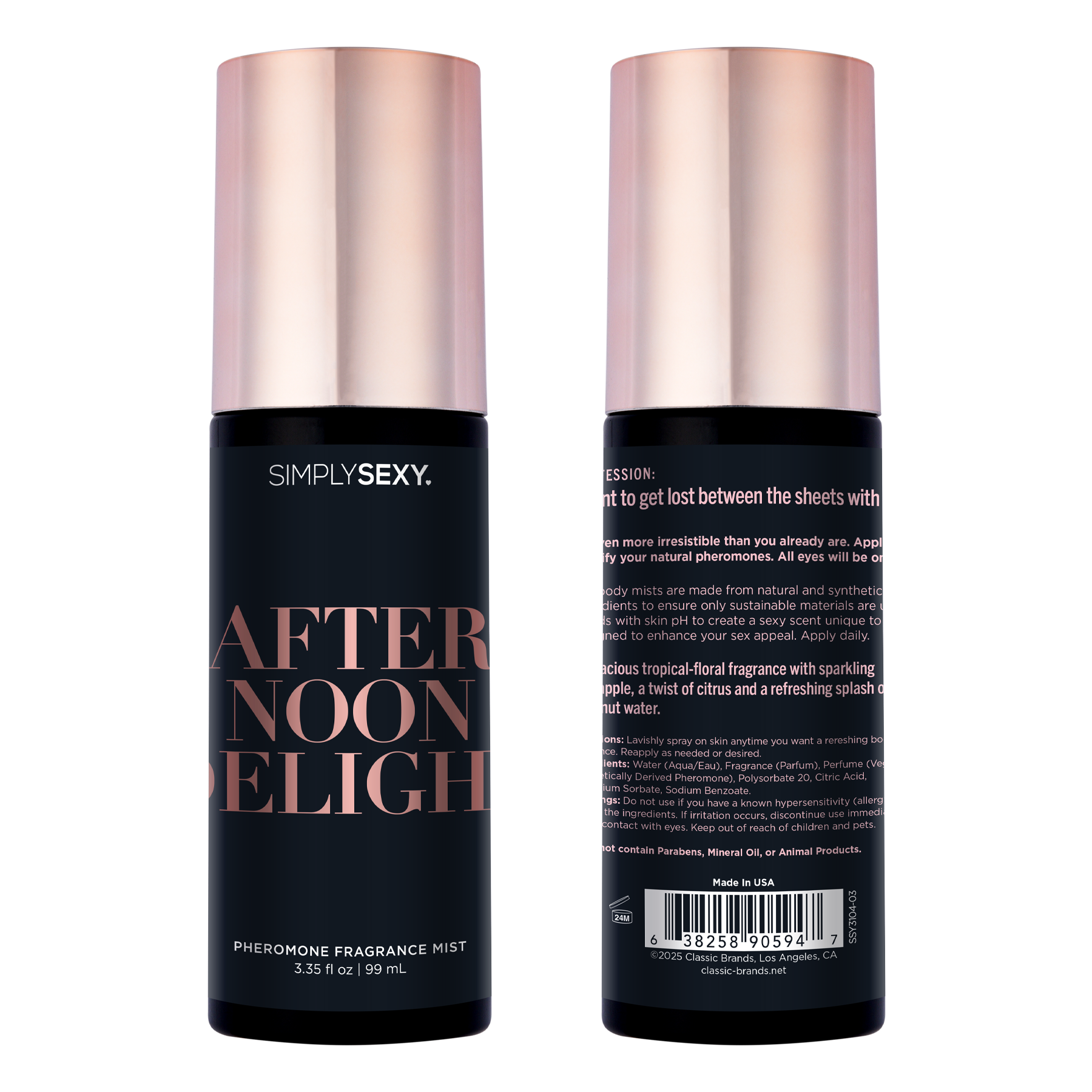 Simply Sexy Pheromone Body Mist Afternoon Delight