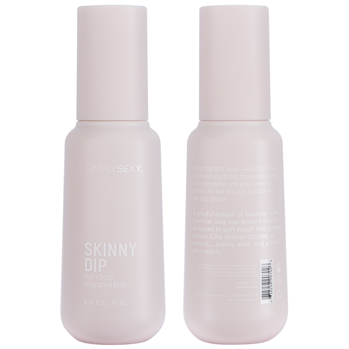 Simply Sexy Pheromone Hair + Body Mist skinny Dip 3.35 oz