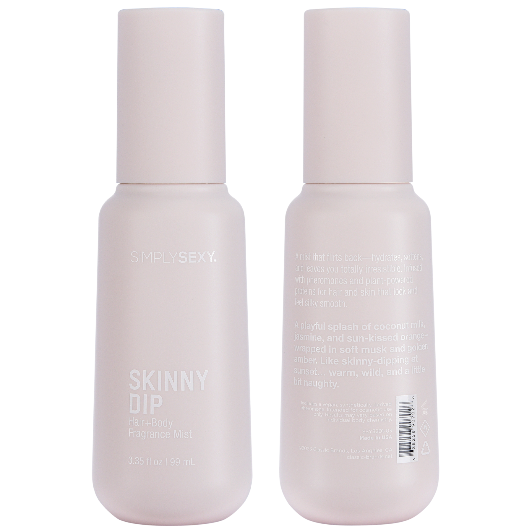 Simply Sexy Pheromone Hair + Body Mist skinny Dip 3.35 oz