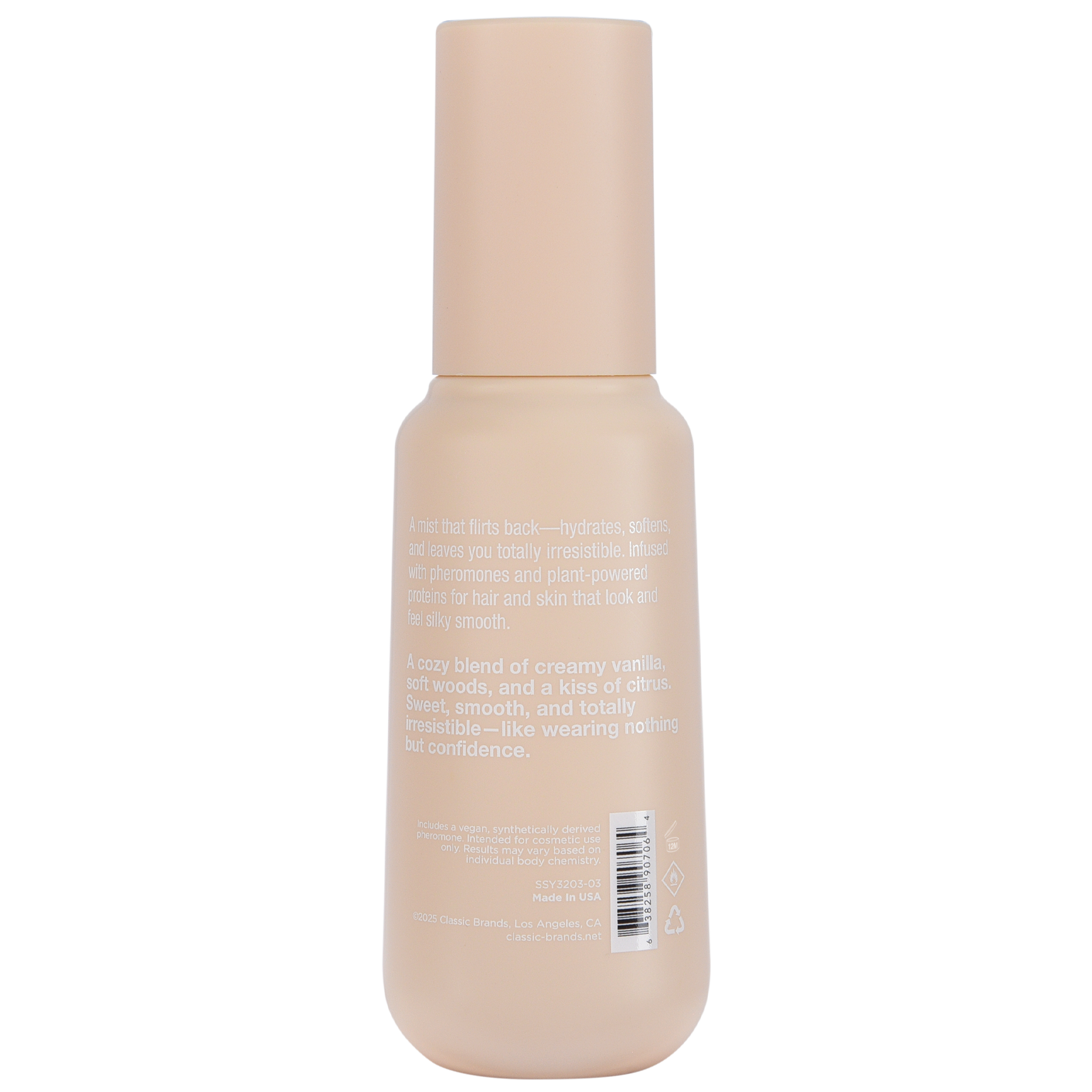 Simply Sexy Pheromone Hair + Body Mist Naked Vanilla - 3.35 oz