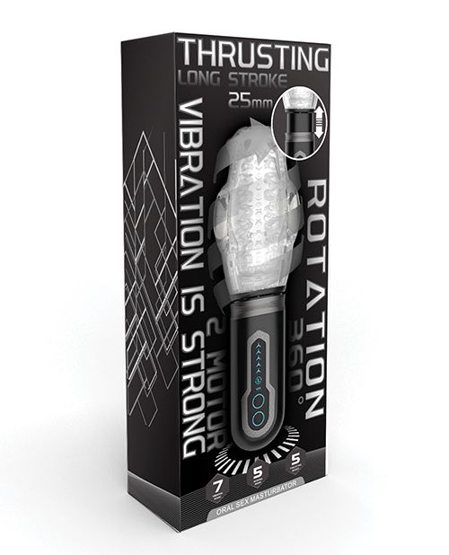 Thrusting, Rotating & Vibrating Oral Sex Masturbator