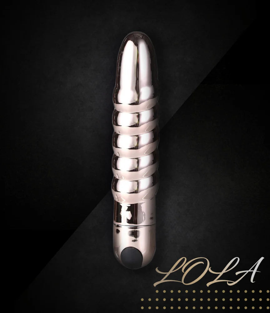 LOLA Vibrating Twisty Bullet Rose Gold