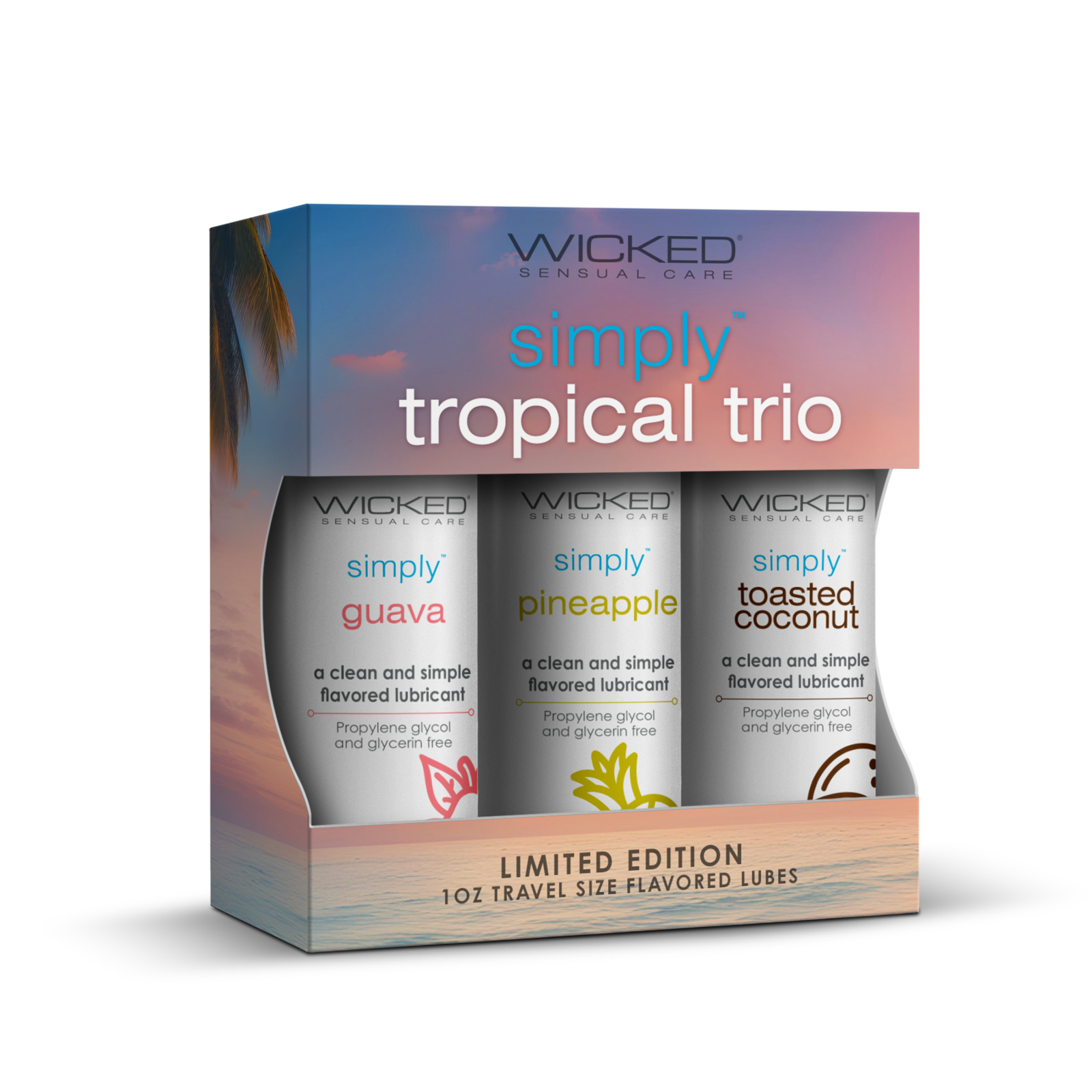 Simply® Tropical Trio Travel Lubricant Set
