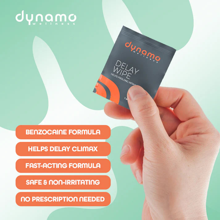 Dynamo Delay Wipe 4% Benzocaine