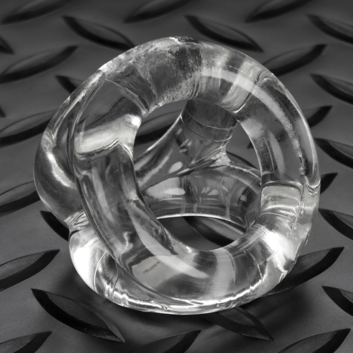 Tri-Sport 3-Ring Cock & Ball Sling Clear