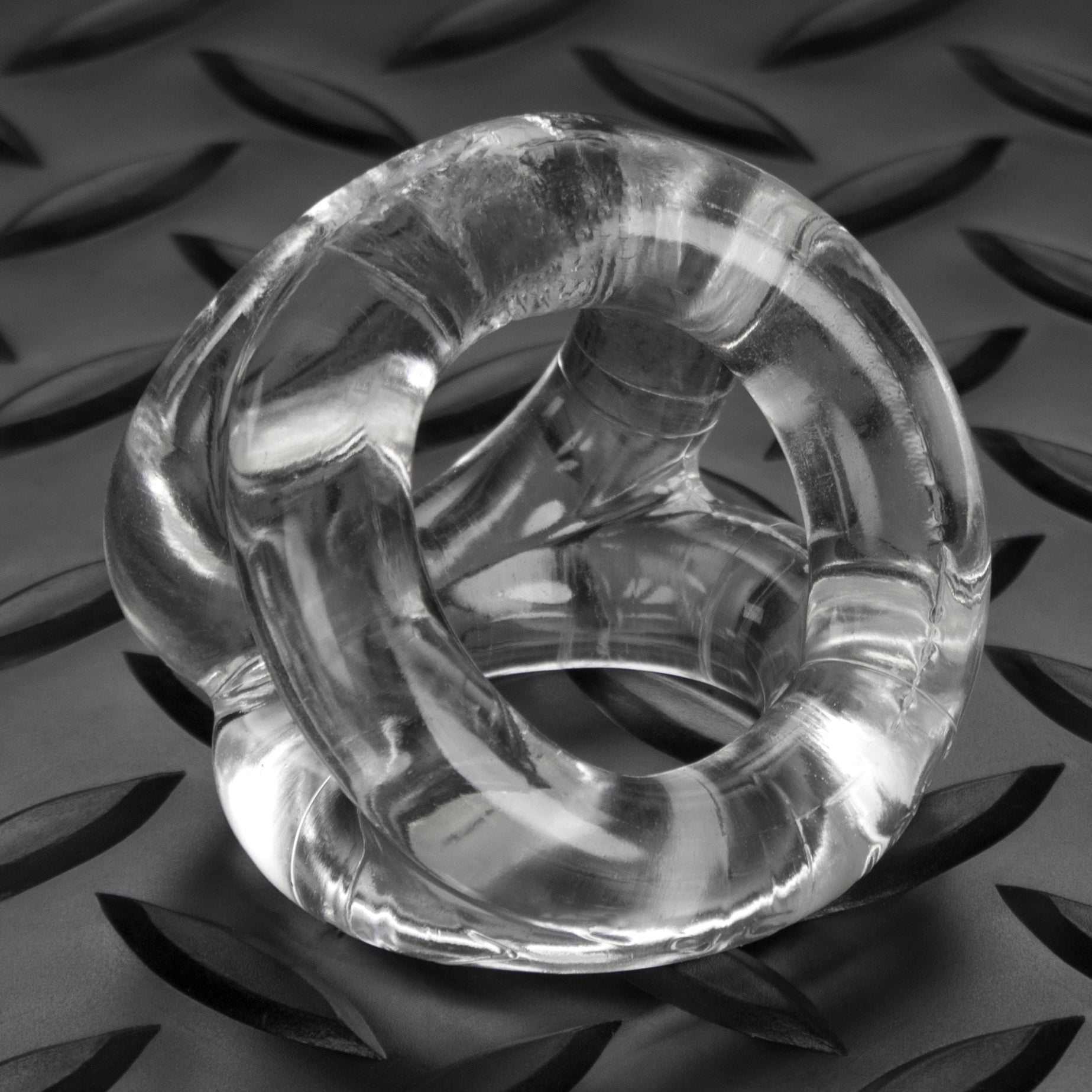 Tri-Sport 3-Ring Cock & Ball Sling Clear