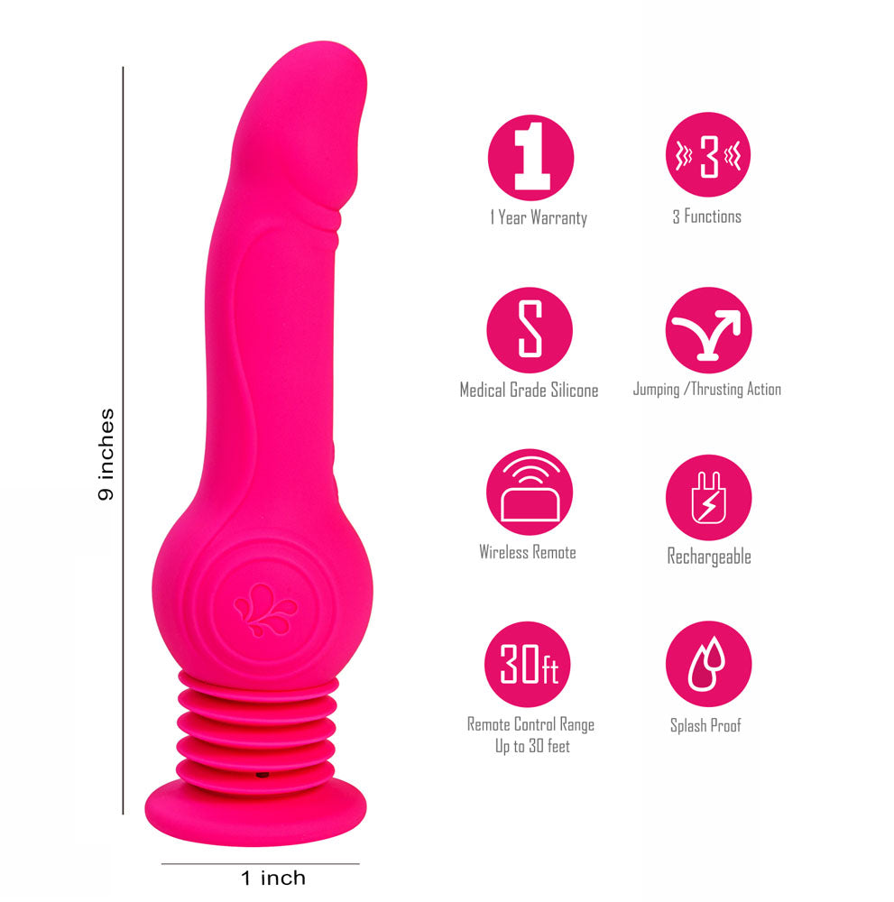 Tegan Jumping Vibrating Rechargeable Dong