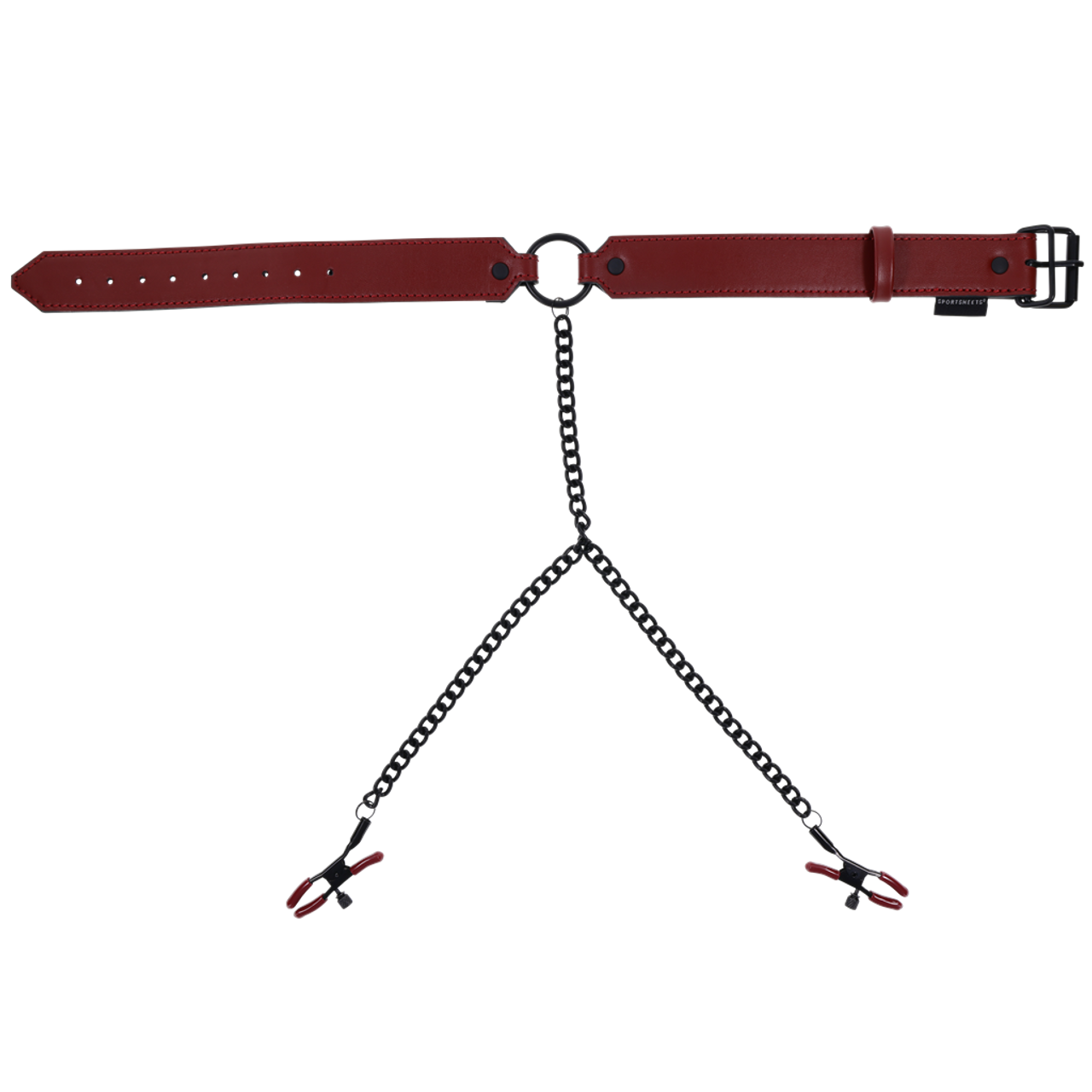 Saffron Collar with Nipple Clamps