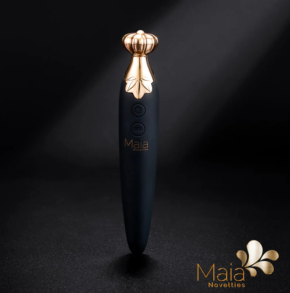 VAPORATOR Silicone Vibrator Black