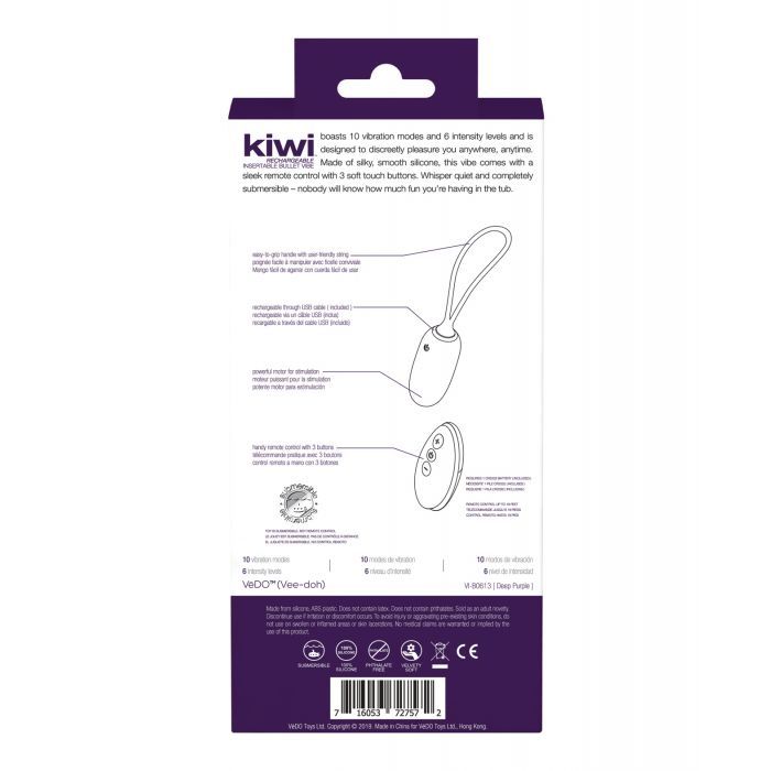 VēDO Kiwi Insertable Bullet with Remote