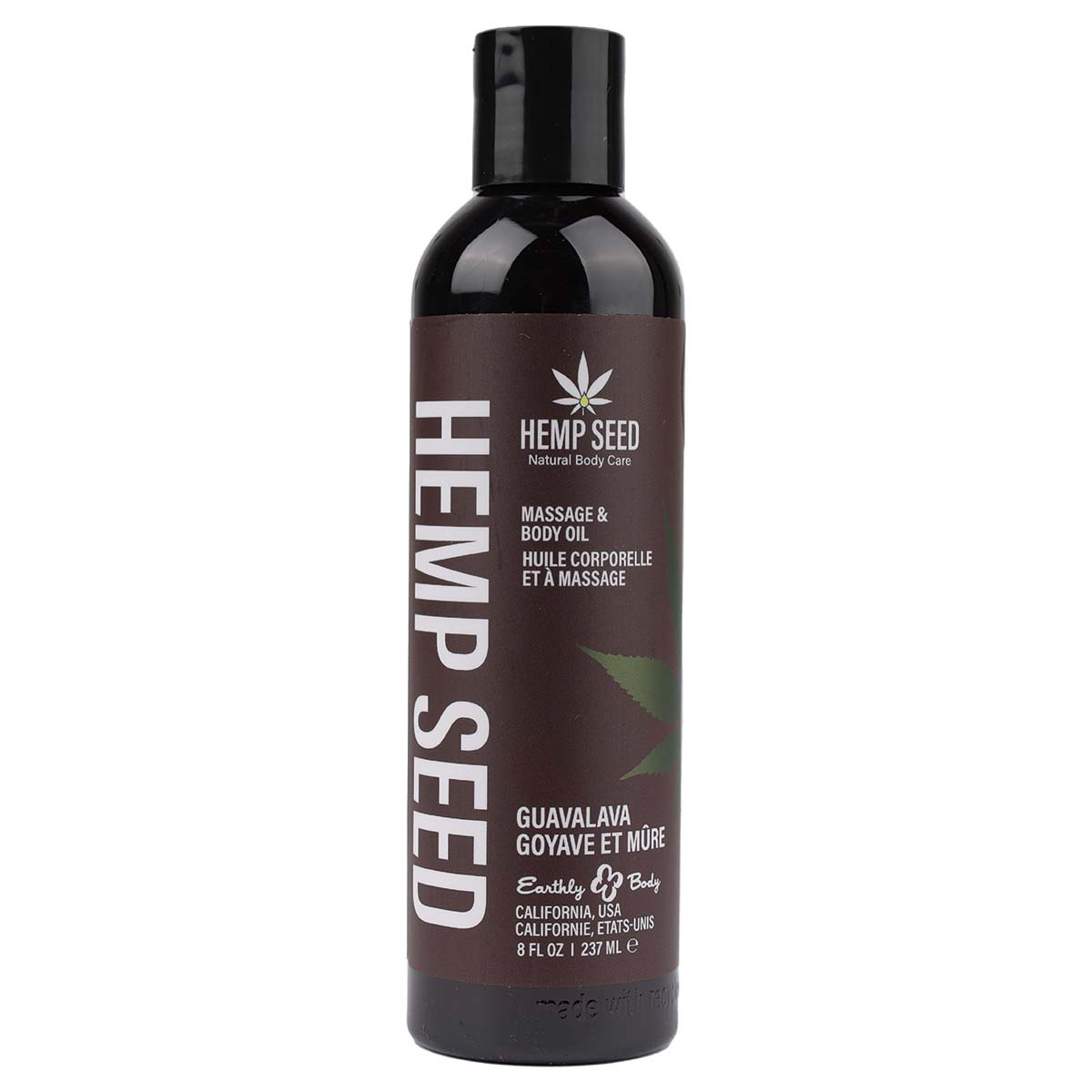 Hemp Seed Massage Oil 8oz in Guavalava