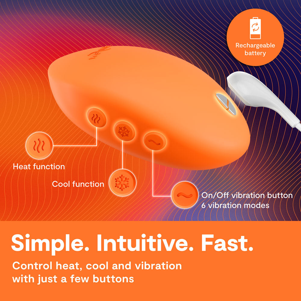 We-Vibe Temp in Tangerine