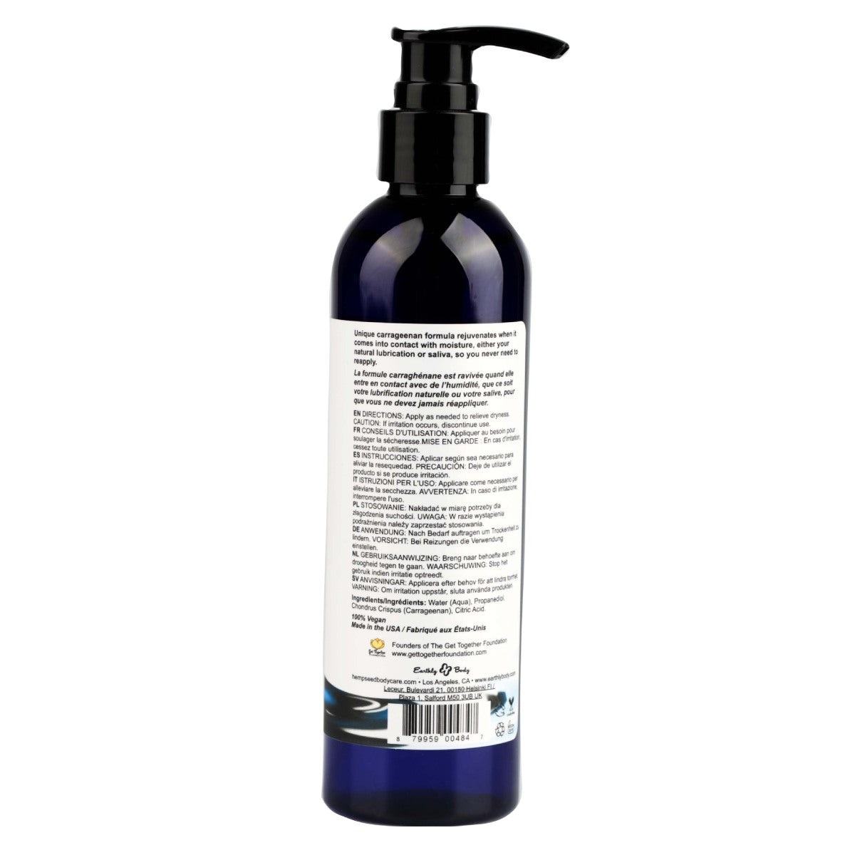 Waterslide Water Based Lubricant 8oz