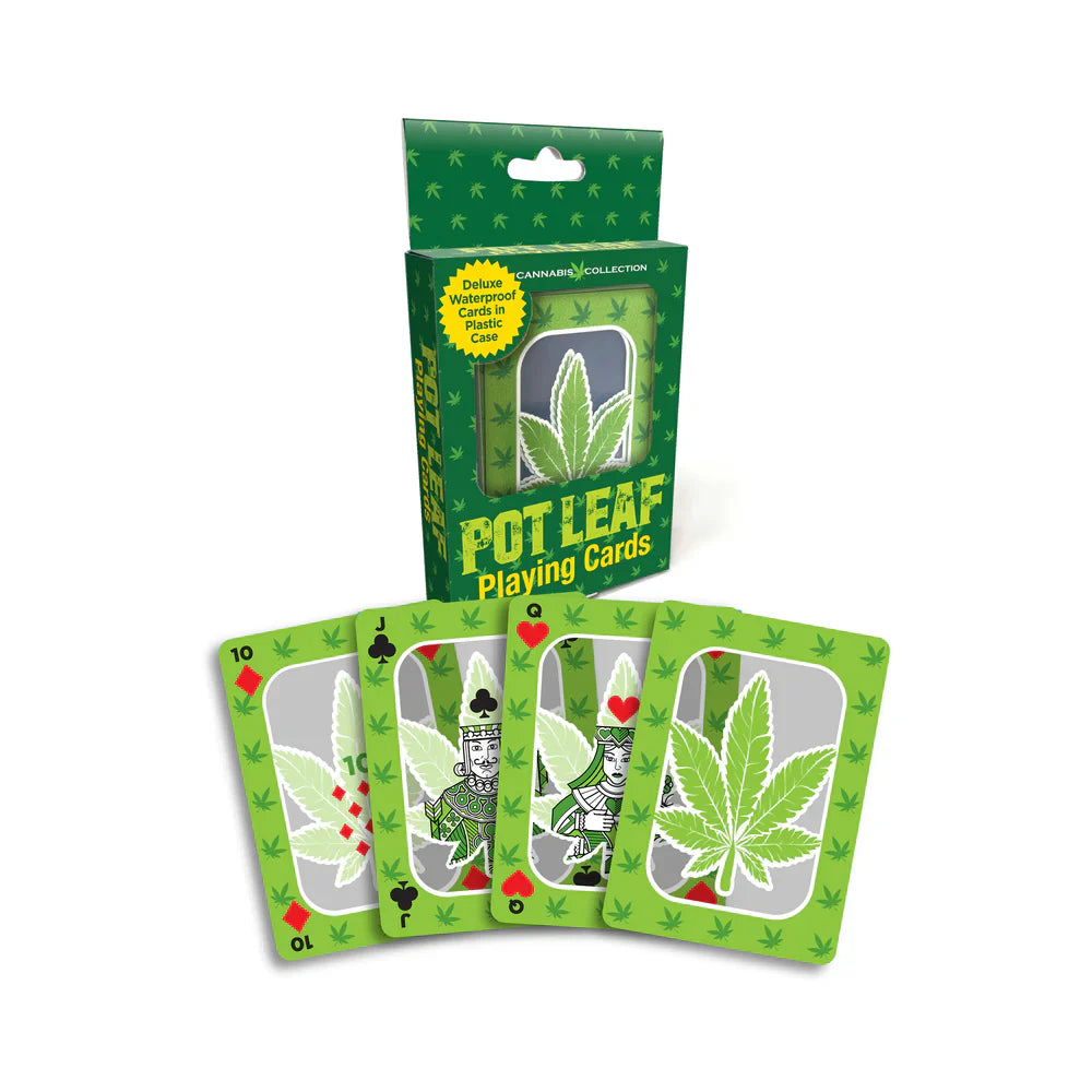 Weed Leaf Waterproof Playing Cards