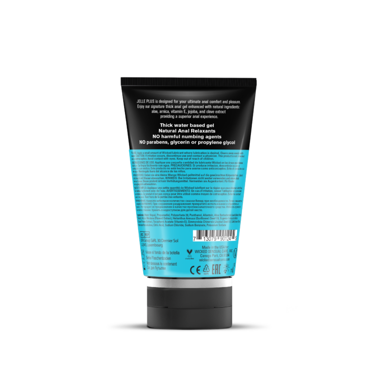 JELLE Plus 4oz Anal Lubricant with Relaxants
