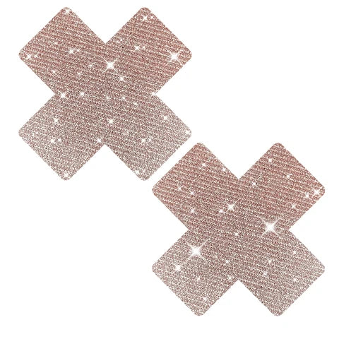 Light Pink Bling X Pasties