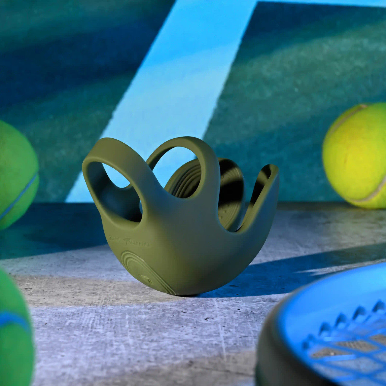 Nutty Buddy Dual Cock Ring With Vibrating Ball Cup