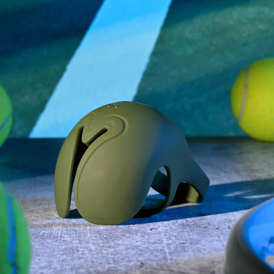 Nutty Buddy Dual Cock Ring With Vibrating Ball Cup