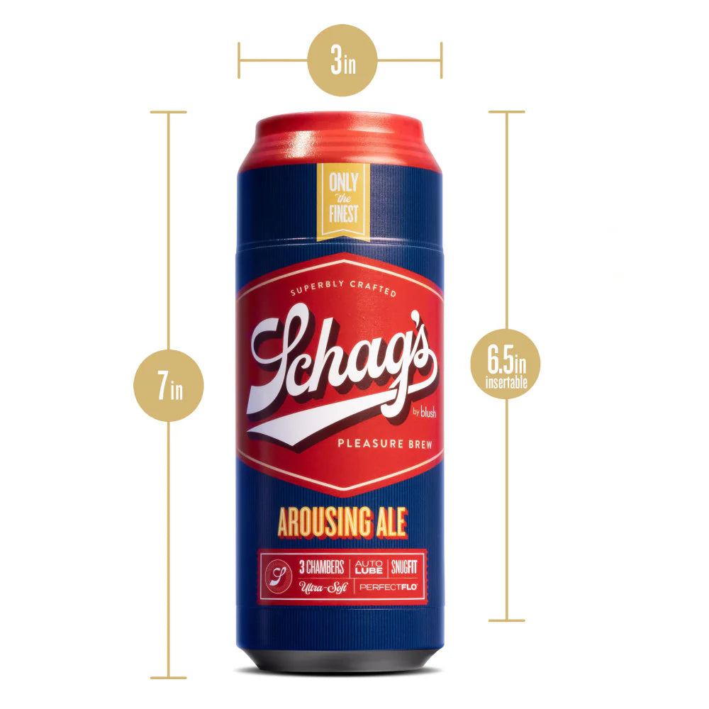 Schag's Arousing Ale Self-Lubricating Stroker Frosted