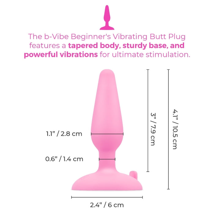 bVibe Beginner’s Vibrating Butt Plug