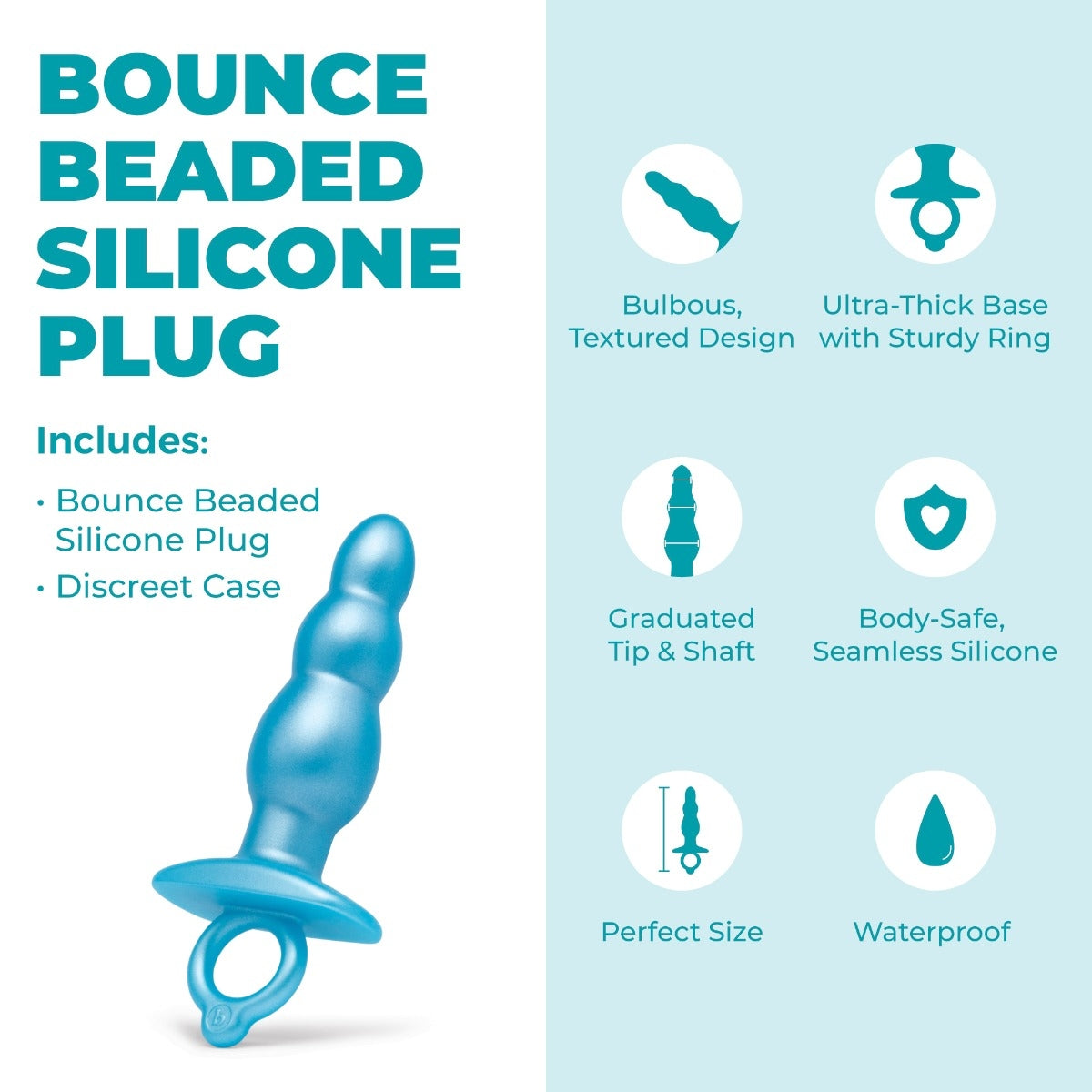 Butties Bounce Beaded Silicone Plug