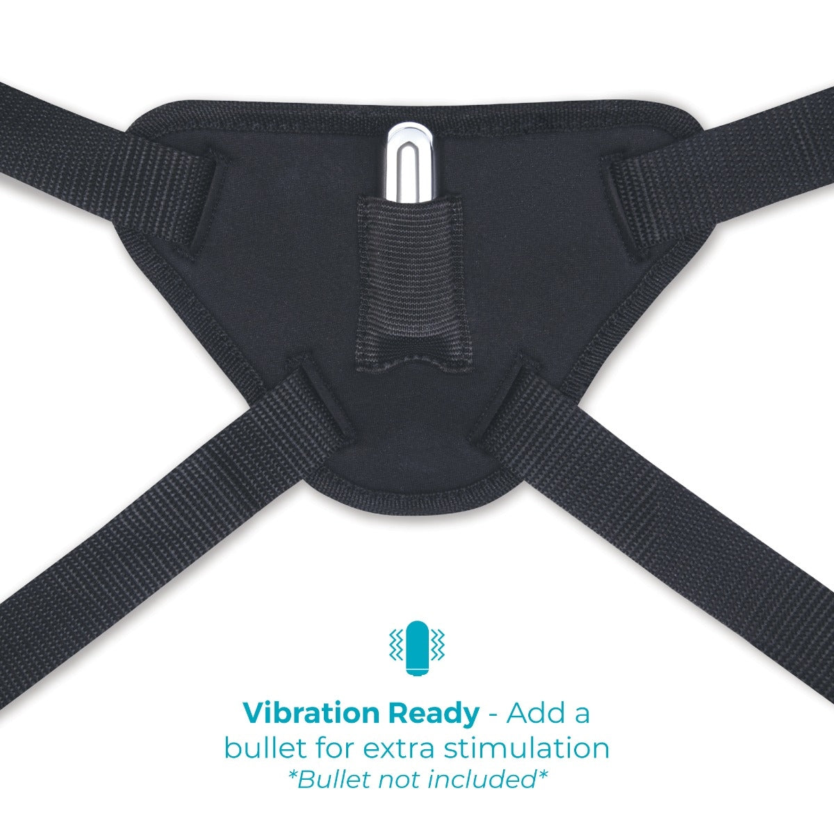 Every Body Strap-On Harness Set with 6in Silicone Dildo