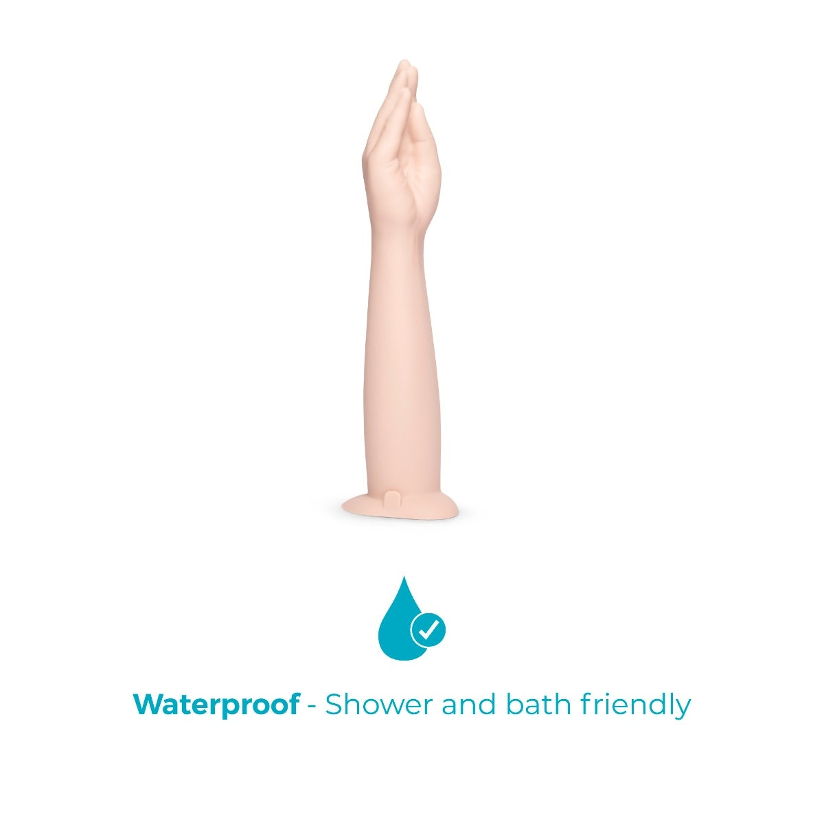 16.5 Inch Silicone Hand Fisting Dildo with Suction Base