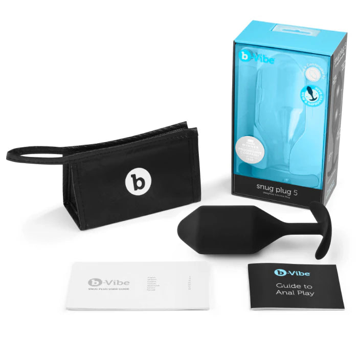 bVibe Snug Plug 5 in Black