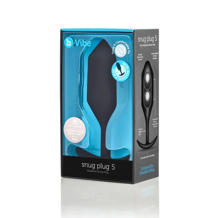 bVibe Snug Plug 5 in Black