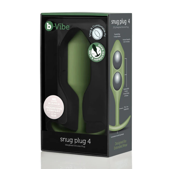 bVibe Snug Plug 4 in Green