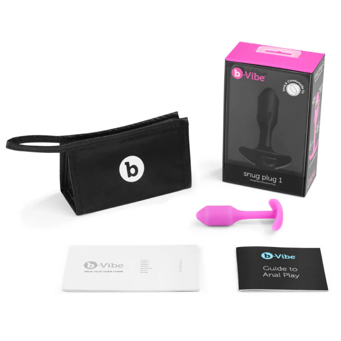 bVibe Snug Plug 1 Fuchsia
