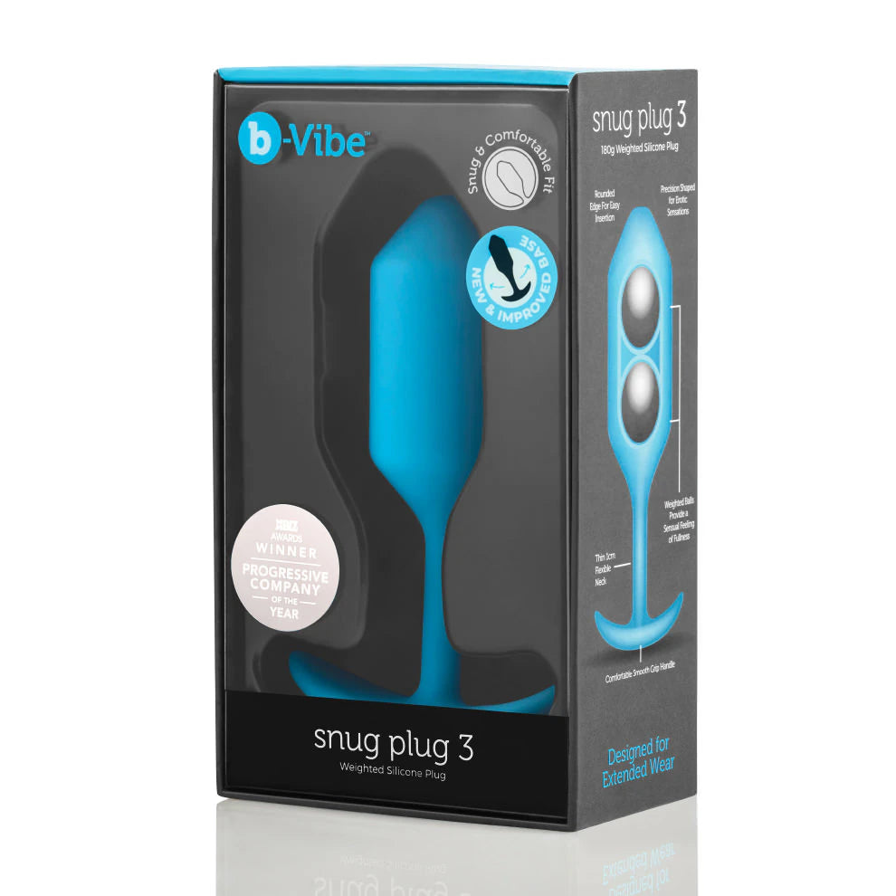 bVibe Snug Plug 3 in Teal