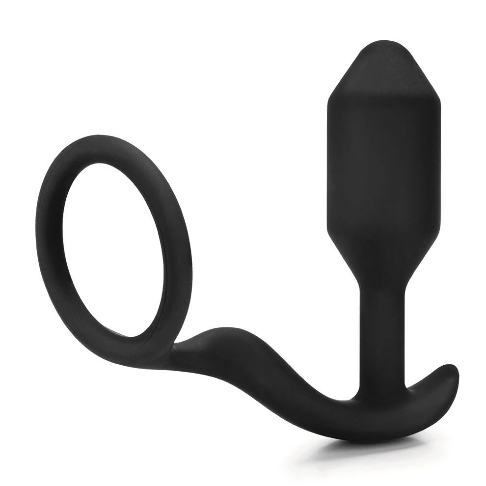 bVibe Snug & Tug Cock Ring Anal Plug
