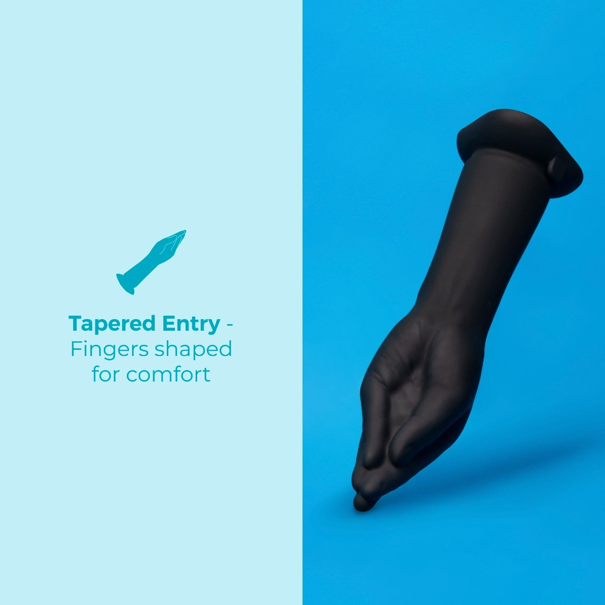 10.5 Inch Vibrating Silicone Hand Fisting Dildo with Suction Base