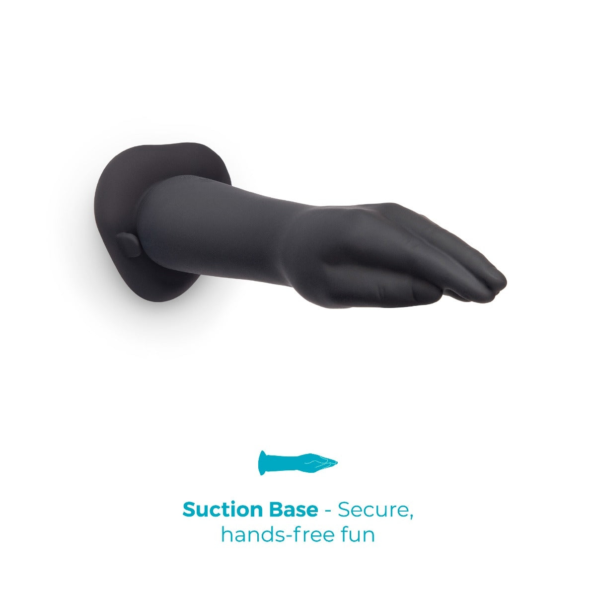 10.5 Inch Vibrating Silicone Hand Fisting Dildo with Suction Base