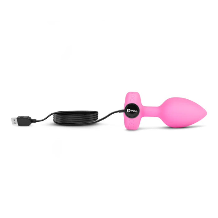 bVibe Vibrating Heart Plug Small