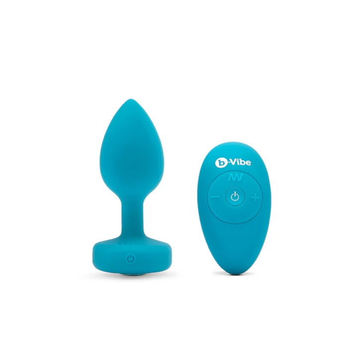 bVibe Vibrating Jewel Plug Small-Medium