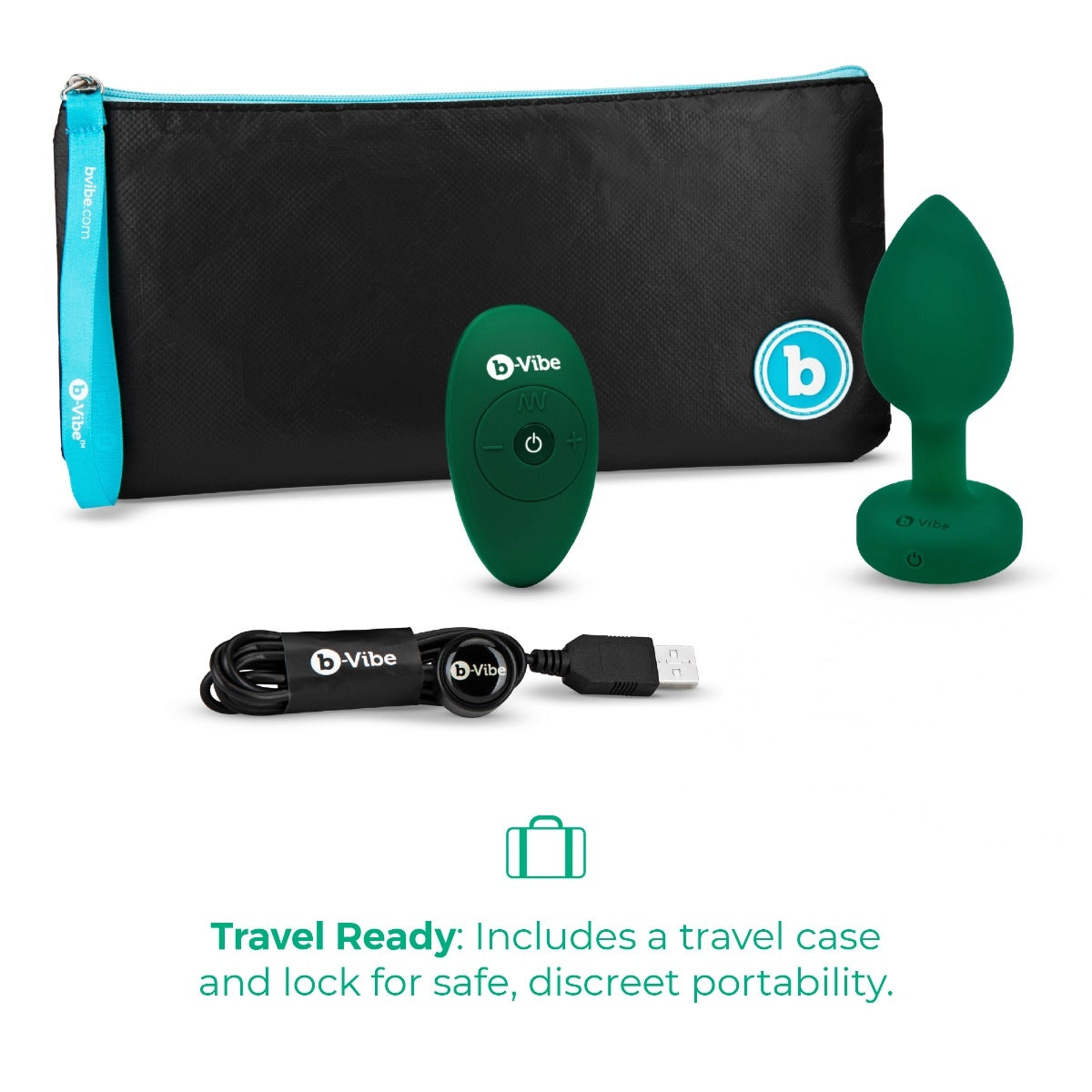 bVibe Vibrating Jewel Plug