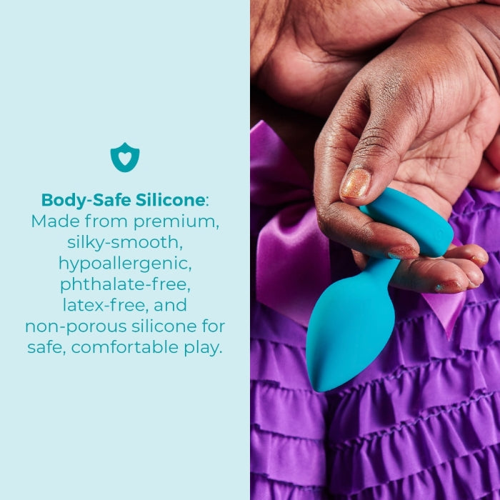 bVibe Vibrating Jewel Plug Small-Medium