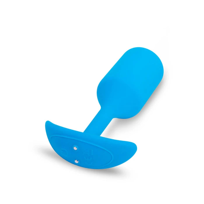 bVibe Vibrating Snug Plug 3 | Weighted 180 g Silicone Butt Plug bVibe Vibrating Snug Plug 3 | Weighted 180 g Silicone Butt Plug